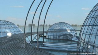Illustration for article titled Gorgeous Concept Designs for Underwater Cities